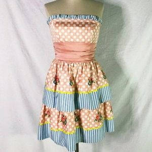 Vintage Tiered Betsey Johnson Party Dress